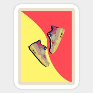 Creamy sneakers Sticker